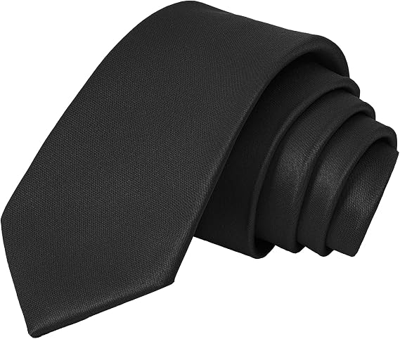 Boys Tie Kids Pre-Tied Neckties Solid Formal Ties for Age 8-12 Years