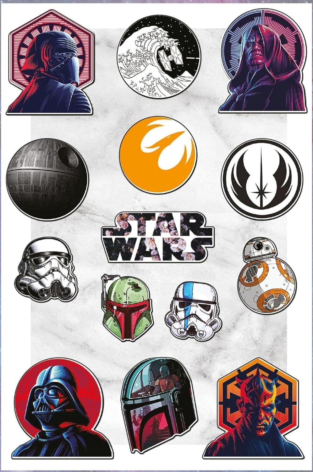Star Wars Temalı Sticker Set