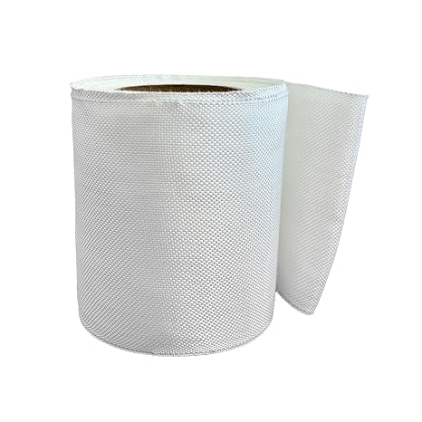 Fiberglass Cloth Tape, 6 oz, 6" Wide x 50 Yards (150 feet) | Reinforcement, Waterproof, Heat & Fire Resistant E-Glass, Ideal for Seams, Corners, Repairs