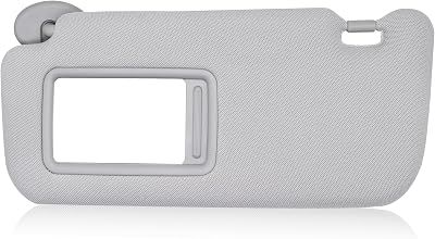 Driver Left Side Sun Visor Gray Fit for Toyota Corolla 2008 2009 2010 2011 2012 2013 Replace # 74320-02711-E0 7432002711E0