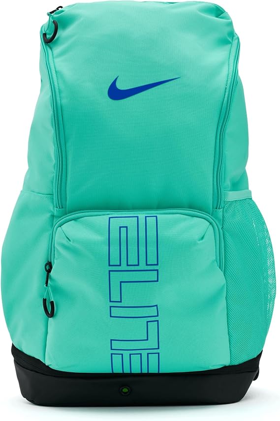 Nike Unisex Varsity Elite Backpack (32L) Hyper Turquoise/Black/Hyper Royal, One Size