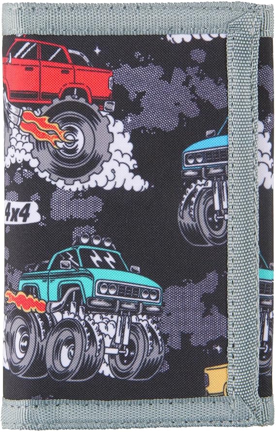 Kids Wallet for Boys Ages 4-12, Monster Truck Boys Wallet for Kids, Toddler Wallets with Coin Pocket, Novelty Christmas & Birthday Gift