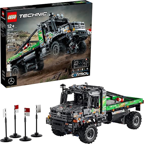 LEGO Technic App-Controlled 4x4 Mercedes-Benz Zetros Trial Truck 42129 Building Toy Set for Kids, Boys, and Girls Ages 12+ (2,129 Pieces)