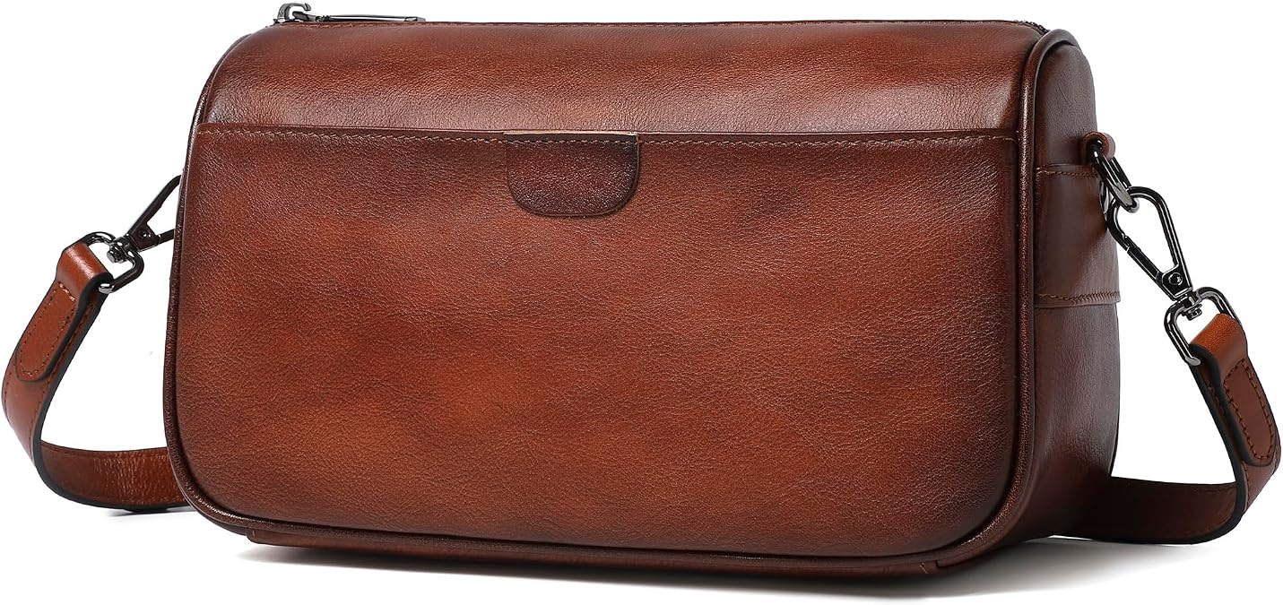 Genuine Leather Crossbody Purses Bag Small Shoulder Handbags for Women
