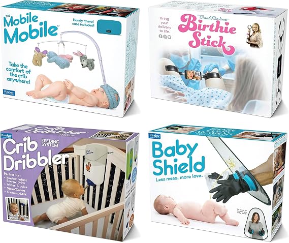 Prank Pack Prank Gift Box Bundle Set 6, 4 Unique Gift Boxes for Celebrating, Wrap Your Real Present in a Funny Authentic Prank-O Gag Present Box, Medium-Sized Novelty Gifting Box for Pranksters
