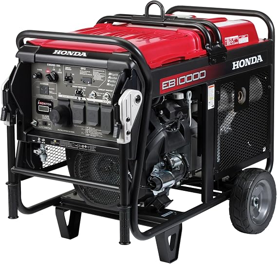 Honda EB10000 10000 Watt Portable Generator with Electric Start (EB10000AN)