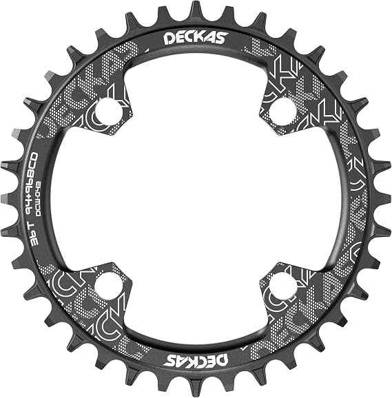 94mm and 96mm BCD Narrow Wide Tooth Bicycle Bike Chainring Round or Oval 32T 34T 36T 38T Fits 7 to 12 Speed Made of 7075 Aluminum