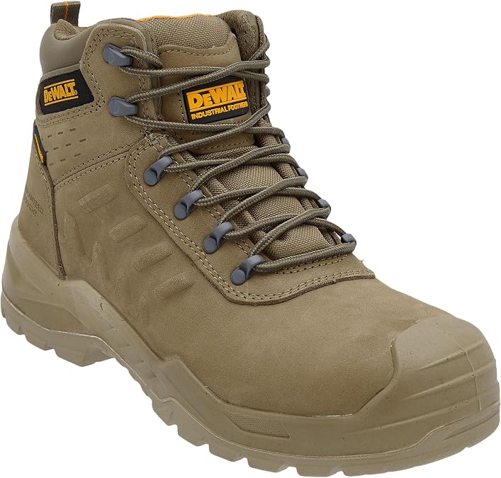DEWALT Bowman Men's Waterproof, Steel Safety Toe, Leather Work Boots