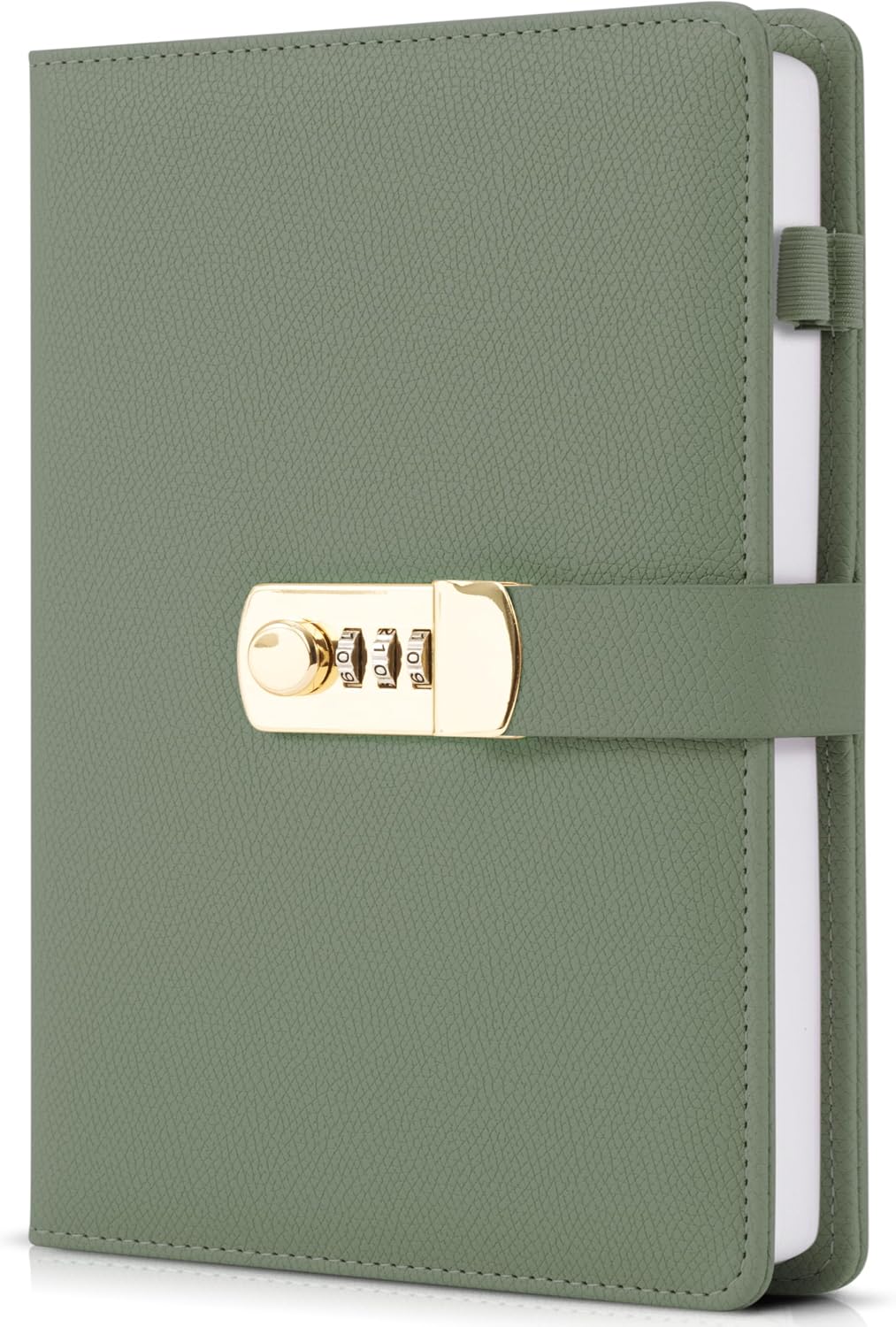 Aesthetic Diary with Lock for Women - Sturdy Notebook with Lock Great As Refillable Dream Journal - Cute Locked Diaries with Pen Holder