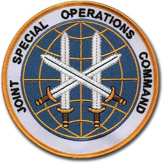 Joint Special Operations Command (JSOC) Embroidered Patch 4 Diameter with a Wax Backing - US Special Operations Command (USSOCOM)