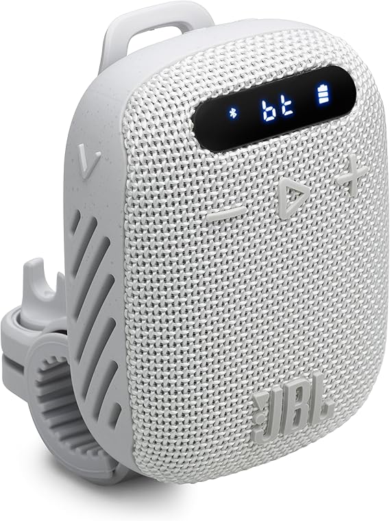 JBL Wind 3 FM Bluetooth Handlebar Speaker (Grey)