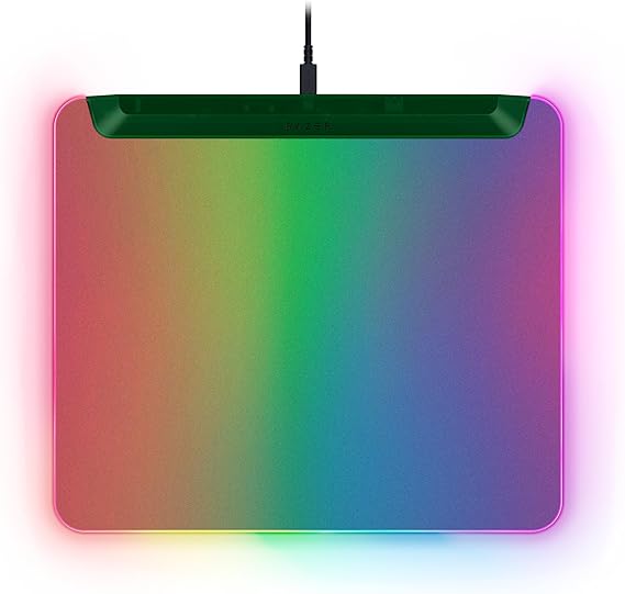Razer Firefly V2 Pro Phantom Green Edition - Chroma RGB Tam Aydınlatmalı Oyun Mouse Mat (USB 2.0 Bağlantı Noktası, Mikro Dokulu Yüzey, Kaymaz Taban) Phantom Green