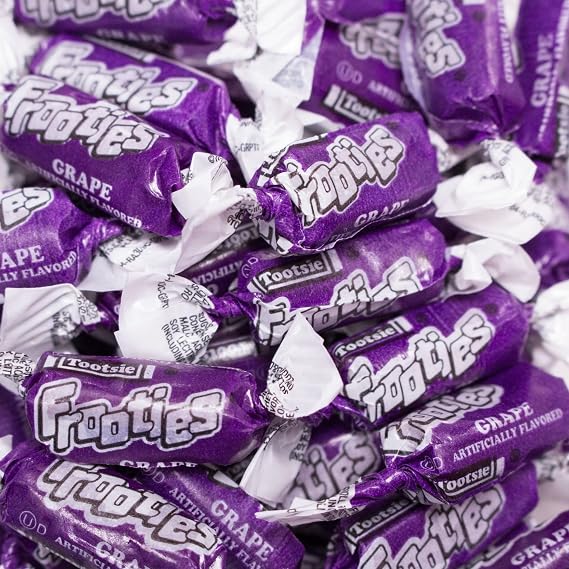 180 Pcs Grape Frootie Purple Candy