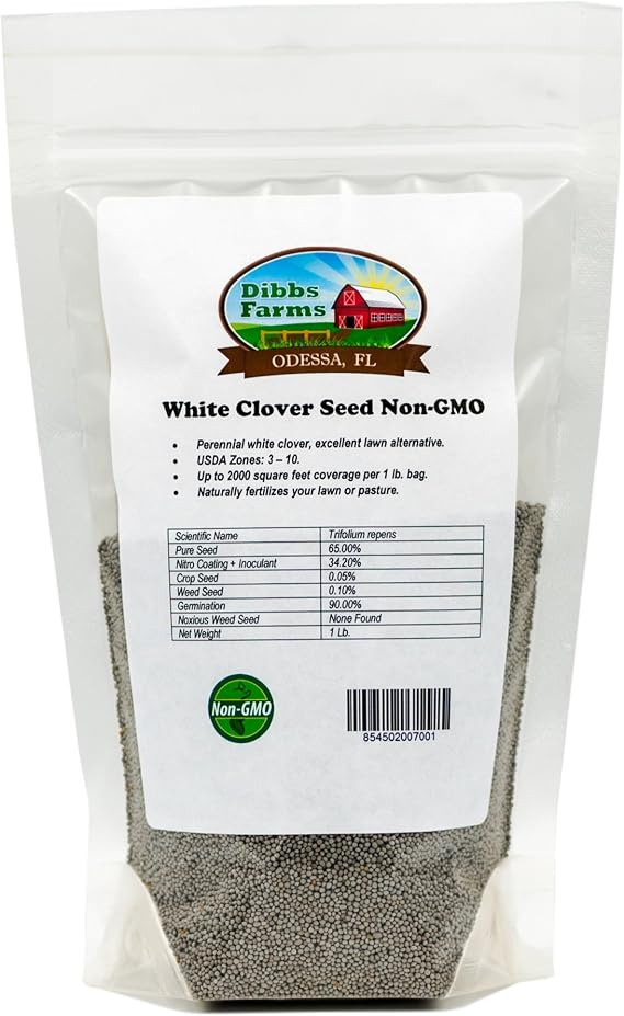 White Dutch Clover Seed - 1 lb.