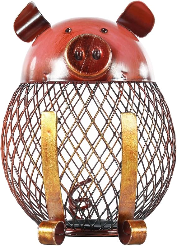 Piggy Bank Children Toy Money Bank Metal Holder Boy Girls Money Cash Saving Box for Decoration or Gift