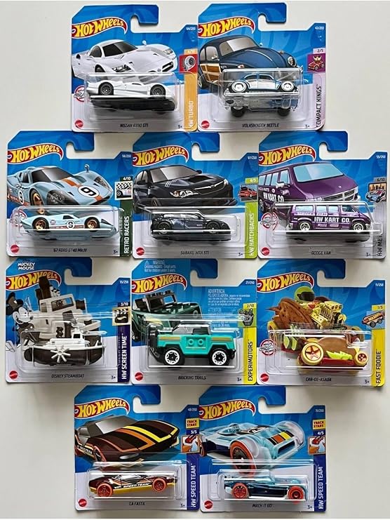 Hotwheels 10 Starter Set - Hero Different Model Car