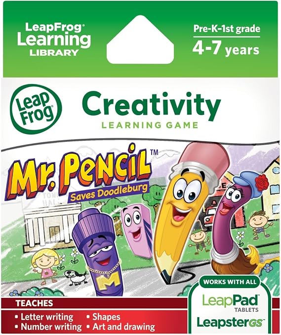 LeapFrog Mr. Pencil Saves Doodleburg Learning Game (works with LeapPad Tablets and LeapsterGS)
