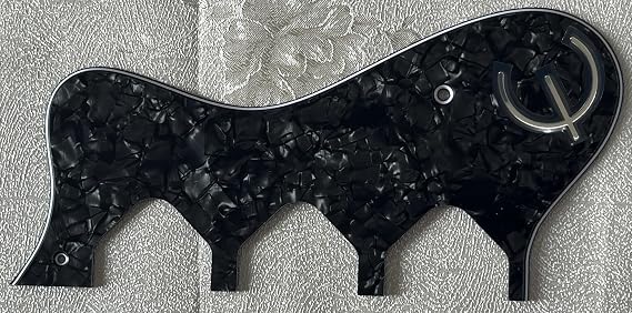 Pick Guard For Epiphone Riviera P93 & E Style Guitar Pickguard Scratch Plate (4-Ply Black Pearl)