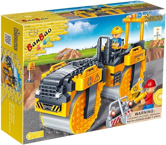 BanBao Steam Roller Building Kit
