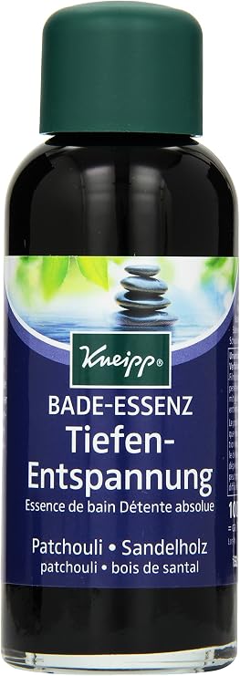 Kneipp Bade-Essenz Tiefenentspannung mit Patchouli und Sandelholz, 100 ml