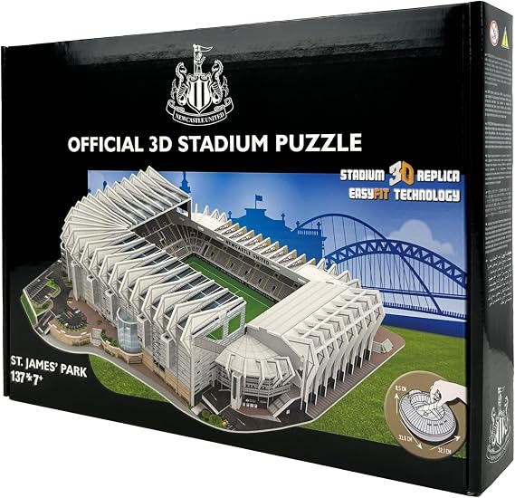 Paul Lamond Games 3d Stadium Puzzles - Newcastle Utd/toys