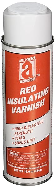 Anti-Seize Technology 17214 ANTI-SEIZE TECHNOLOGY Insulating Varnish, Translucent Red