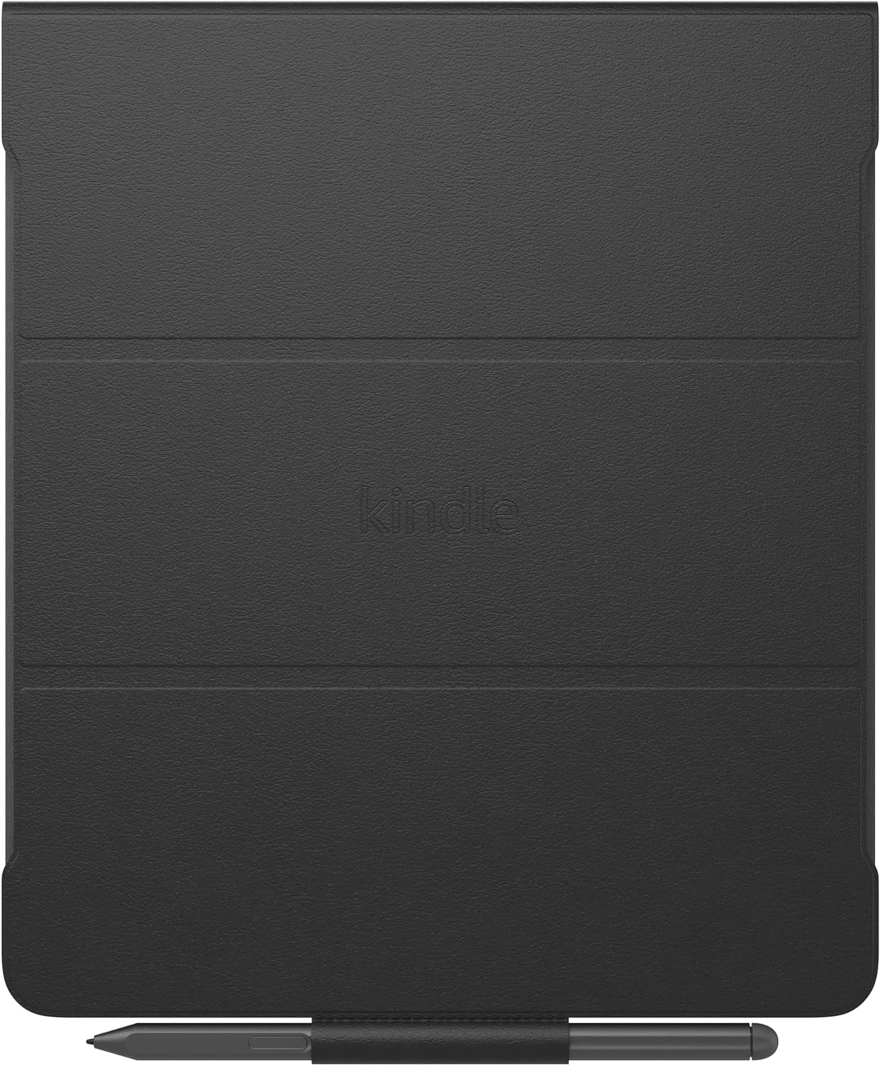 Kindle Scribe 2024年発売・2022年発売 用Amazon純正 折りたたみ レザーカバー ブラック