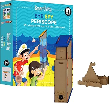 Smartivity Eye Spy Periscope For 6+ Years Boys and Girls, STEM, Learning, Educational and Construction Activity Toy Gift Multi-Color