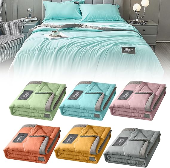 Cooling Blanket for Night Sweats - Ice Blankets for Hot Sleepers, Breathable Multi-size Blankets for Bed Summer Bedding Lightweight Cooling, Instant Cooling for Bed, Adults & Kids (Blue, 150x200cm)