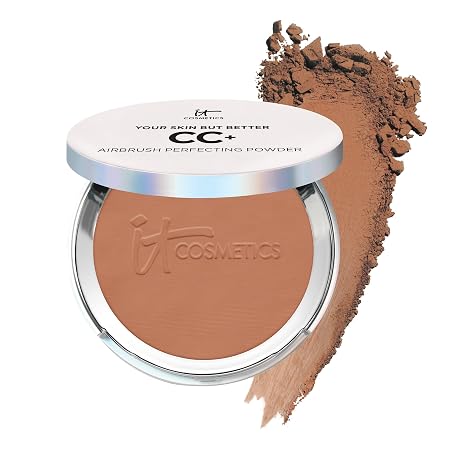 IT Cosmetics CC+ Airbrush Perfecting Powder Foundation + Setting Powder