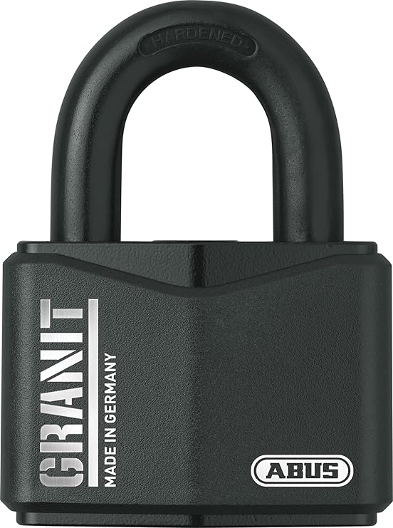 ABUS Padlock Granit 37/70 - Security Level 10, Black, 70mm Shackle
