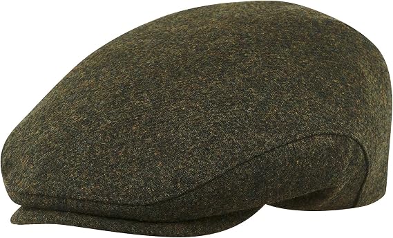 Sterkowski Derby Cap | 100% Merino Flat Cap for Men | Classic Winter Ivy League Cap wit Quilted Lining