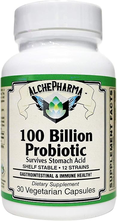 100 Billion Probiotic - 12 Strains with Prebiotics | Shelf Stable & Acid Resistant Probiotic for Digestive & Immune Health Support for Women and Men