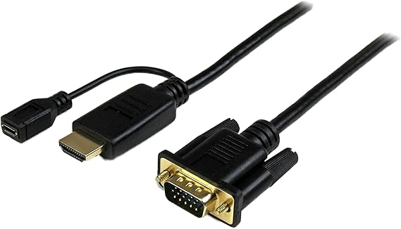 StarTech 3ft Active HDMI to VGA Cable, 1920 x 1200, 1080p, M/M (HD2VGAMM3)