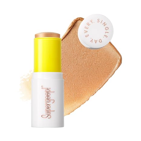 Supergoop! Glowscreen Sunlighter Glow & Protect Stick SPF 45 - Sheer, Sunkissed Finish - Doubles as a Highlighter - 0.35 oz