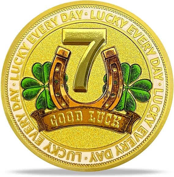Horseshoe Lucky Coin Gifts Set | Good Luck Medallion Ideal Gifts for Luck Seekers and Collectors