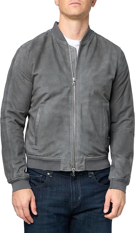 John Varvatos Men's Khai Leather Jacket