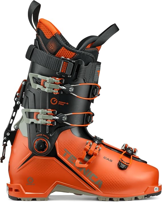 Tecnica Zero G Tour Pro Men's Touring Ski Boots | 99mm Last, Mid Volume, Extra Stiff Flex, Moldable Shell, Heat Moldable Liner, Vibram Sole, Walk Mode