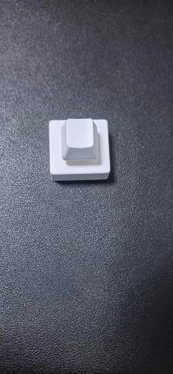 2-Key Programmable Mini Mechanical Custom Macro Keypad Office Design Coding RGB LED Shortcut Keyboard for Gaming (White 2 Keys)