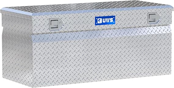 UWS EC20261 48-Inch Heavy-Wall Aluminum Cargo Carrier Box, RigidCore Lid,Silver