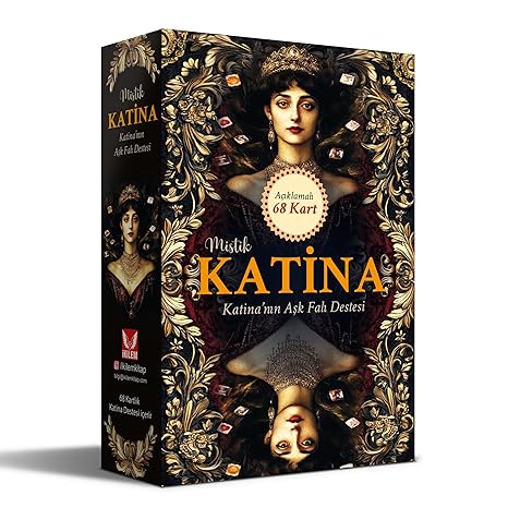 Mistik Katina Aşk Falı Kehanet Tarot Destesi / Açıklamalı 68 Kart