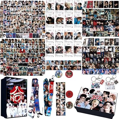 Stray Kids ATE Album Merch Gift Box Bundle with HOP Album Gift Box Set, Kpop Merch for SKZ Boys and Girls