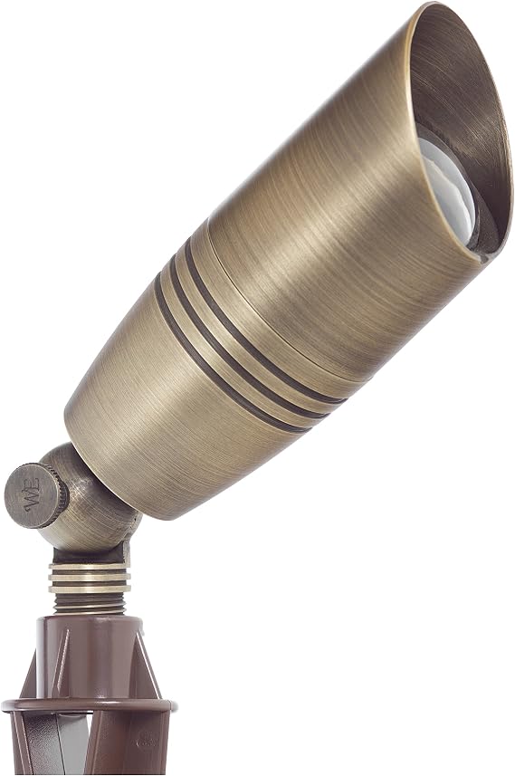 Westgate LED Low Voltage Landscape Lights - Directional Landscape Spotlight - Antique Bronze Finish 5W LED Bulb - All Accessories Included - Pack of 1