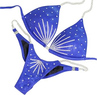 NPC IFBB Competition Bikini Suit (Electric Blue)