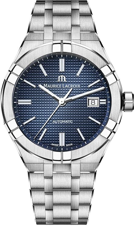 Maurice Lacroix Men's 42mm Aikon Automatic Watch Blue/Silver