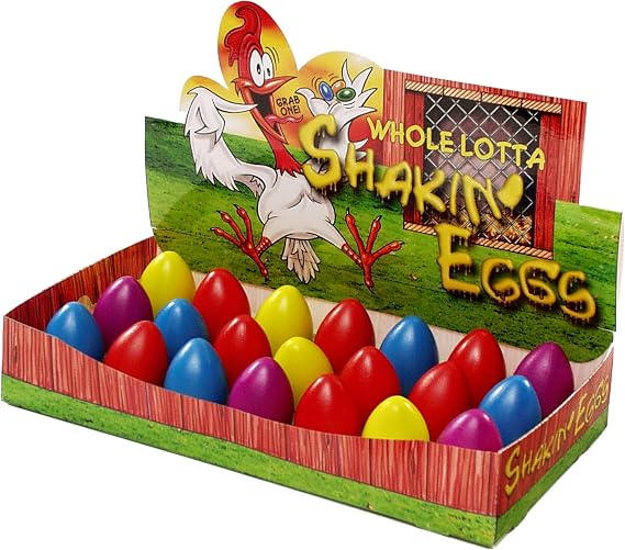 Egg Shaker 24pc Colored