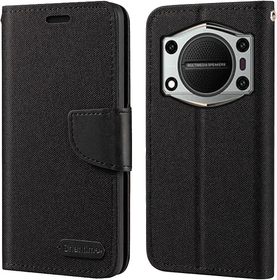 Woven Leather Case for Oukitel WP22 - Black