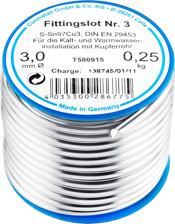 CORNAT T580915 250g 97 Percent Soft Solder