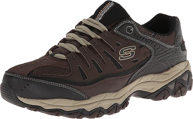 Skechers Men's Afterburn Memory-Foam Lace-up Sneaker