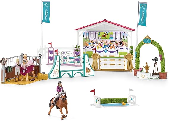 Schleich Horse Club - 86Pc Friendship Horse Tournament - Kids 5+ | 42440